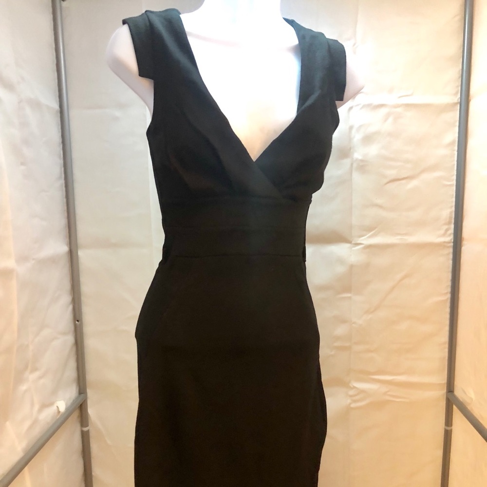 Black Midi Cocktail Dress